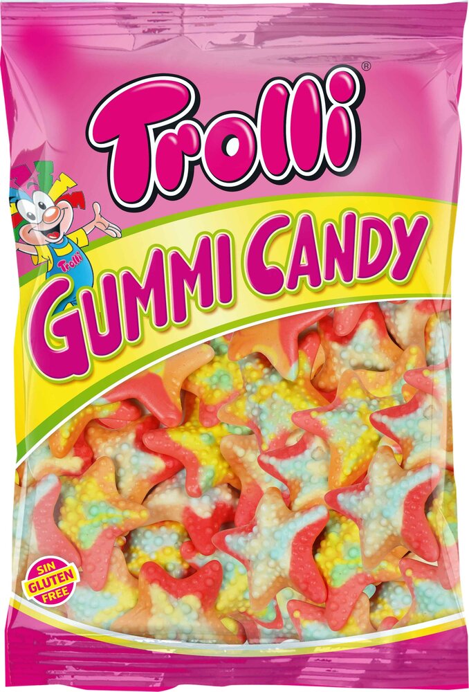 Trolli Bonbons en forme d'étoile de mer | 75 pièces