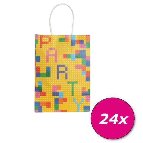 Tuf-Tuf Block Party Uitdeelzakje 14x21x7cm | per stuk Tuf-Tuf Block Party Uitdeelzakje 14x21x7cm | per stuk