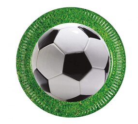 Procos Party Voetbal Party Borden 23cm | 8 stuks Procos Party Voetbal Party Borden 23cm | 8 stuks