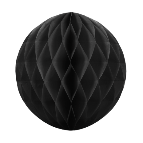 Honeycomb ball black 30cm | per piece