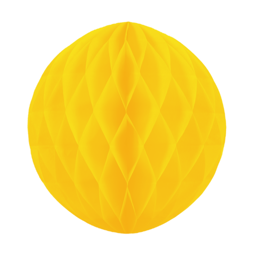 Tuf-Tuf Boule alvéolée jaune 30 cm | à l'unité