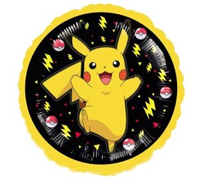 Anagram Pokemon Pikachu Folie Ballon 43cm | per stuk Anagram Pokemon Pikachu Folie Ballon 43cm | per stuk