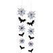 Folat Décoration suspendue en forme de toile d'araignée chauve-souris | 2 pièces