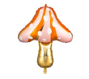 Partydeco Paddestoel SuperShape Ballon 66x75cm | per stuk Partydeco Paddestoel SuperShape Ballon 66x75cm | per stuk