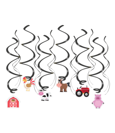 Paper Dreams Ensemble de décoration Animaux de la ferme | 26 pièces