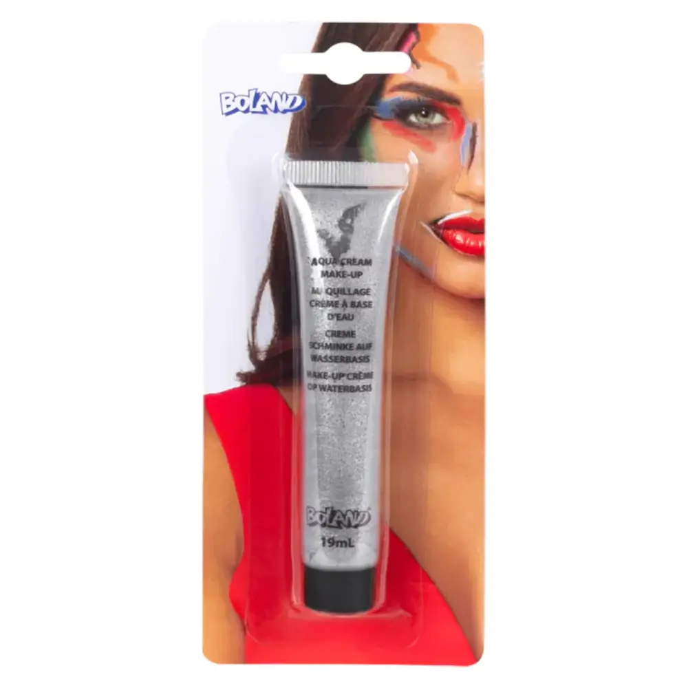 Boland Silberne Schminke, Tube 19 ml | pro Stück Boland Silberne Schminke, Tube 19 ml | pro Stück