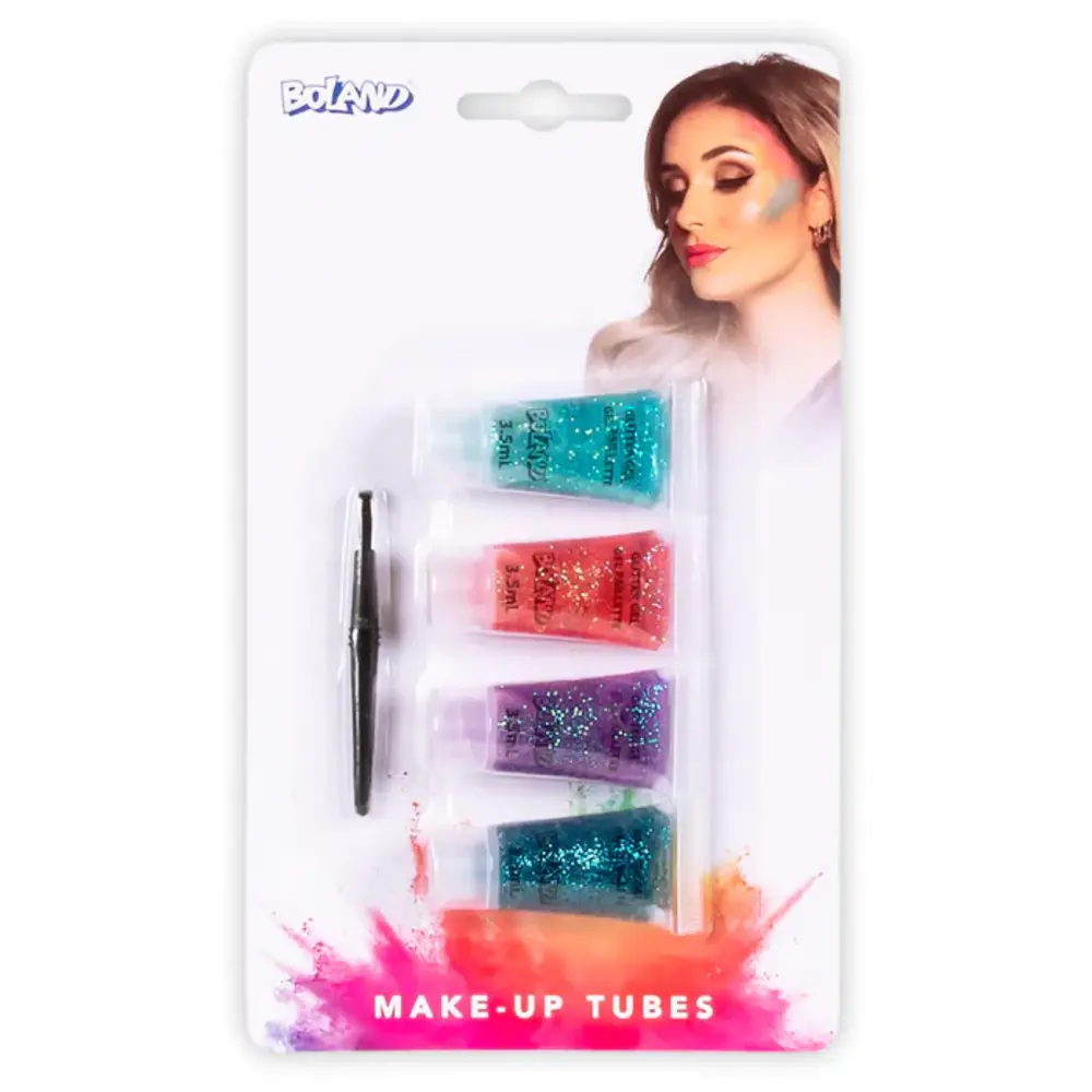 Boland Glitter Makeup Set 4 x 3.5ml |  per set