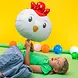Tuf-Tuf Chicken Foil Balloon | 69x52cm