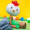 Tuf-Tuf Chicken Foil Balloon | 69x52cm Tuf-Tuf Chicken Foil Balloon | 69x52cm