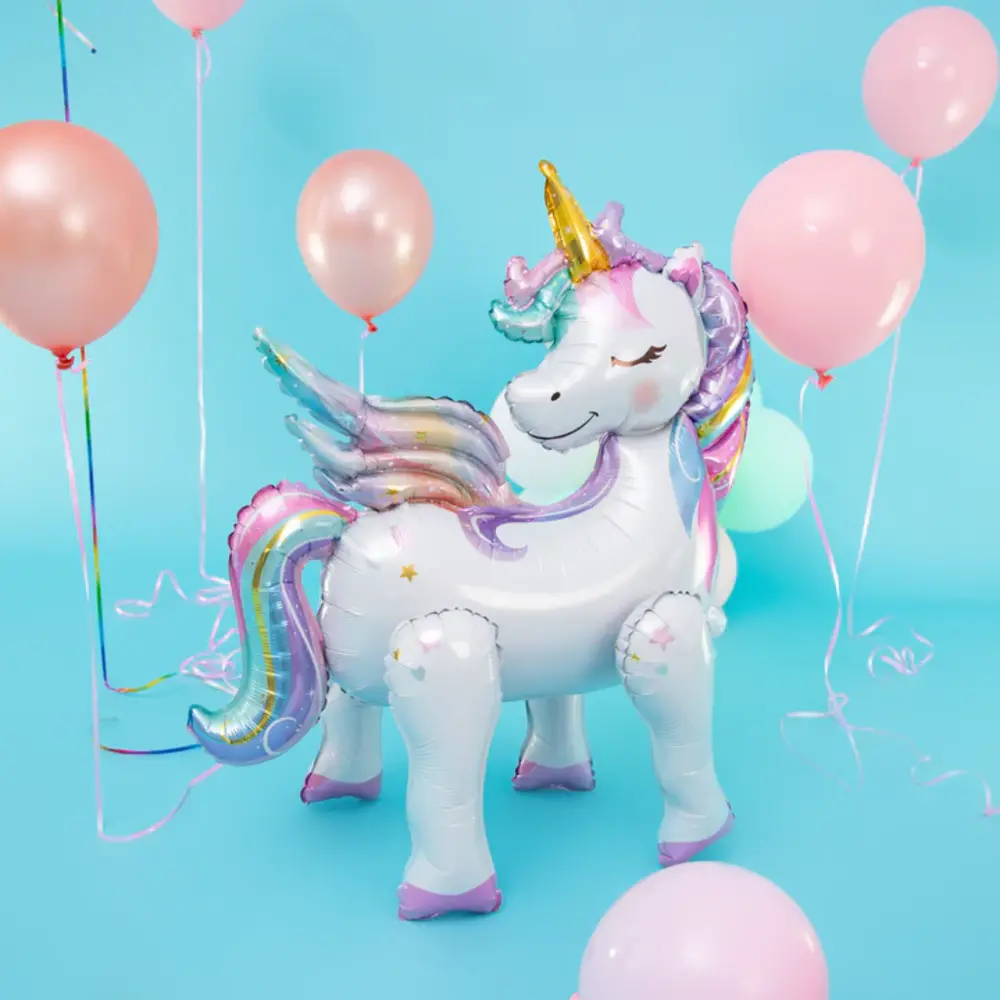 Tuf-Tuf Ballon en aluminium en forme de licorne 61 x 66 x 32 cm | à l'unité