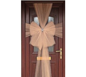 Oaktree Door bow Rose Gold Tulle | Per Piece