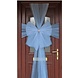 Oaktree Nœud de porte en tulle bleu clair | À l'unité