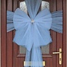 Oaktree Nœud de porte en tulle bleu clair | À l'unité
