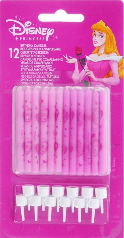 Procos Party Disney Prinsessen Taartkaarsjes | 12 stuks Procos Party Disney Prinsessen Taartkaarsjes | 12 stuks