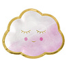 Amscan Assiettes roses et dorées 16,5 cm | 8 pièces Amscan Assiettes roses et dorées 16,5 cm | 8 pièces
