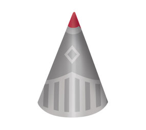 Riethmüller Chapeaux de chevalier pour fête | 8 pièces