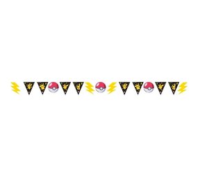 Amscan Pokemon Pikachu Vlaggenlijn 3,3 mtr | per stuk Amscan Pokemon Pikachu Vlaggenlijn 3,3 mtr | per stuk
