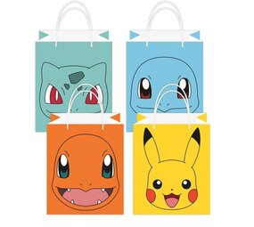 Amscan Pokemon Pikachu Uitdeelzakjes | 8 stuks Amscan Pokemon Pikachu Uitdeelzakjes | 8 stuks
