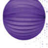 WeFiesta Purple Spherical Lantern 25cm | per piece WeFiesta Purple Spherical Lantern 25cm | per piece