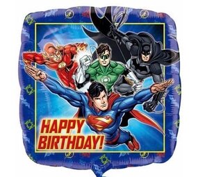 Anagram Superhelden-Folienballon „Justice League“, 45 cm | pro Stück