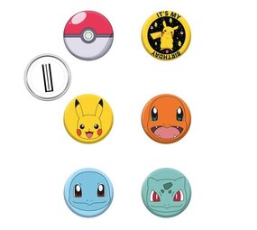 Amscan Pokemon Pikachu Buttons | 8 stuks Amscan Pokemon Pikachu Buttons | 8 stuks
