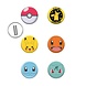Amscan Boutons Pokémon Pikachu | 8 pièces