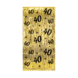 Paper Dreams Rideau de porte « 40 ans » élégant 100 x 200 cm | à l'unité