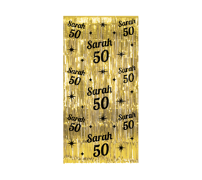 Paper Dreams Türvorhang Sarah, 50 Jahre Stilvoll, 100 x 200 cm | pro Stück