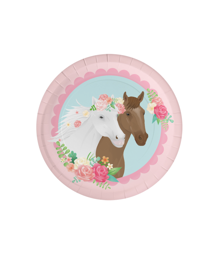 Paper Dreams Sweet Horses Teller | 8 Stück