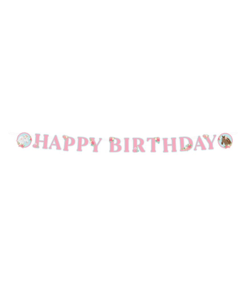 Paper Dreams Sweet Horses Letter Garland 2.5m | per piece