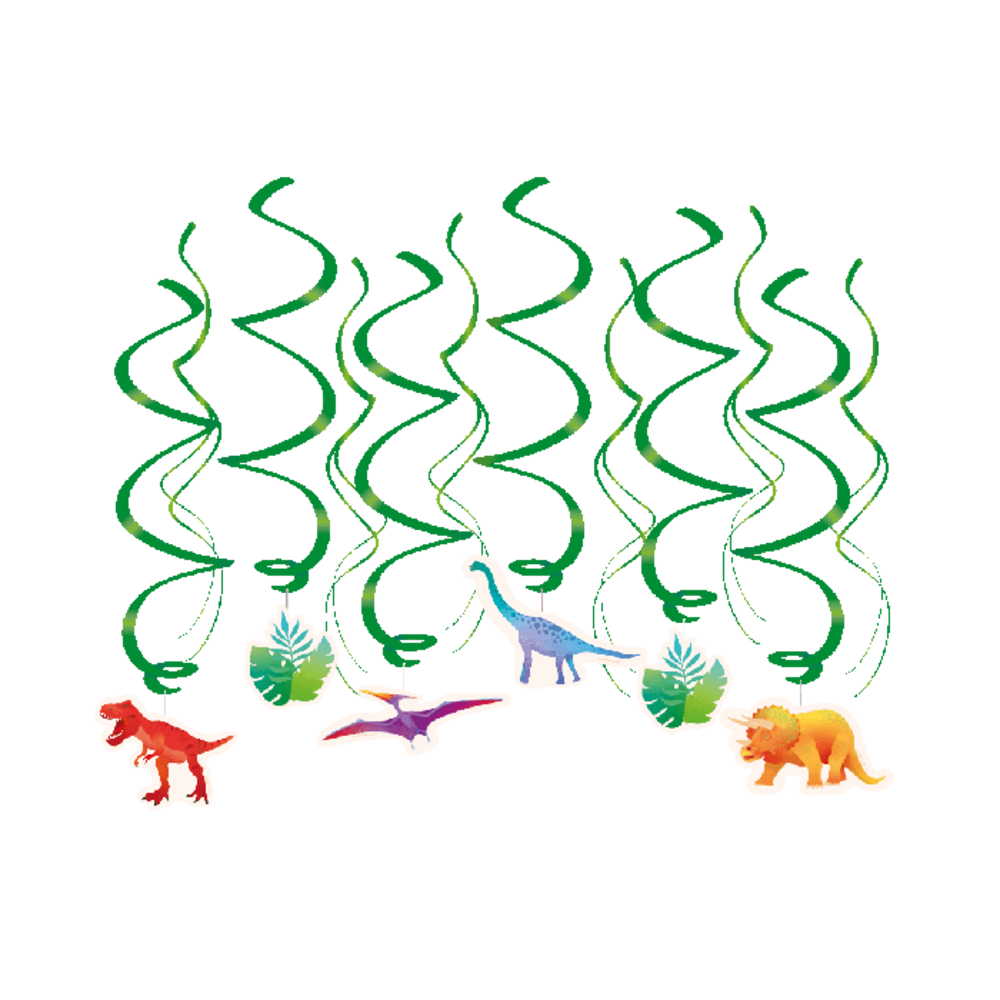 Paper Dreams Tourbillons Dino World 70 cm | 12 pièces