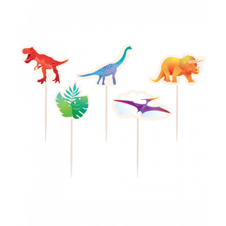 Paper Dreams Dino-Welt-Spieße | 16 Stück