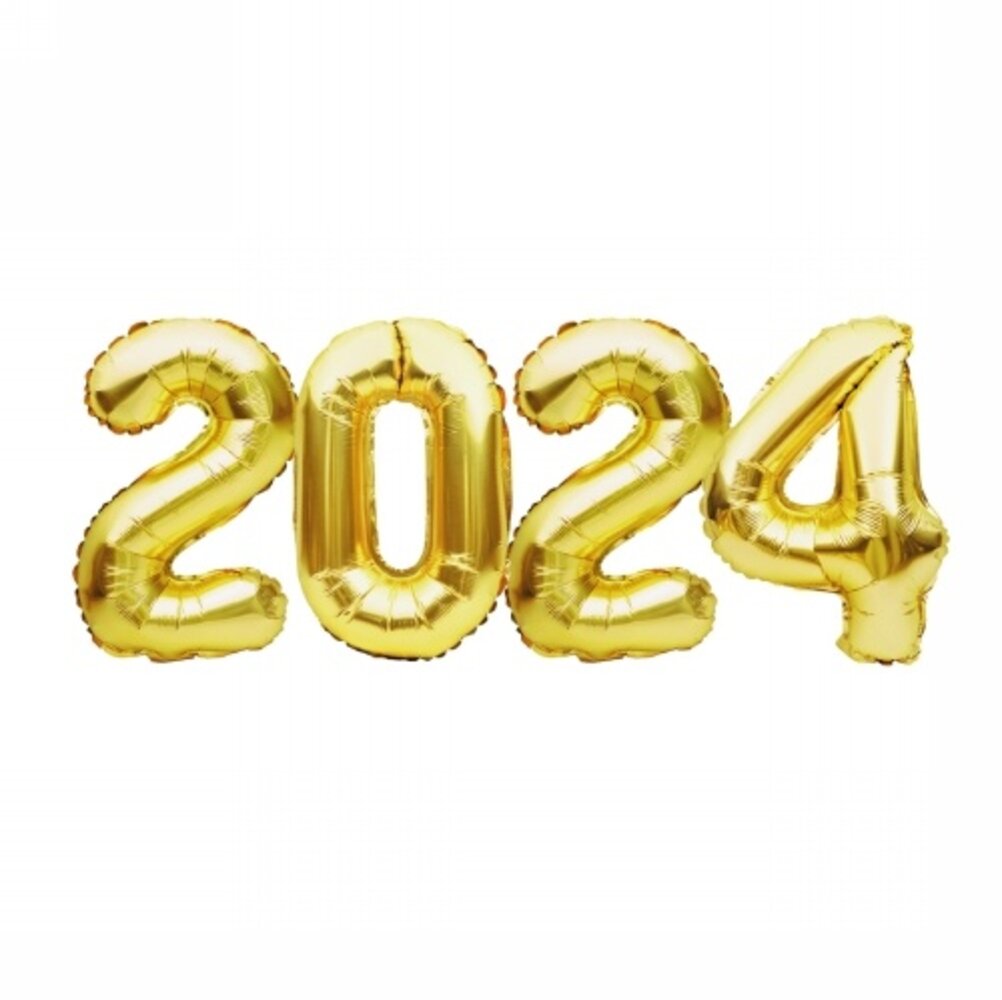 Tuf-Tuf Foil balloons 2024 gold | 86cm