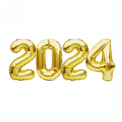 Tuf-Tuf Folienballons 2024 Gold | 86 cm