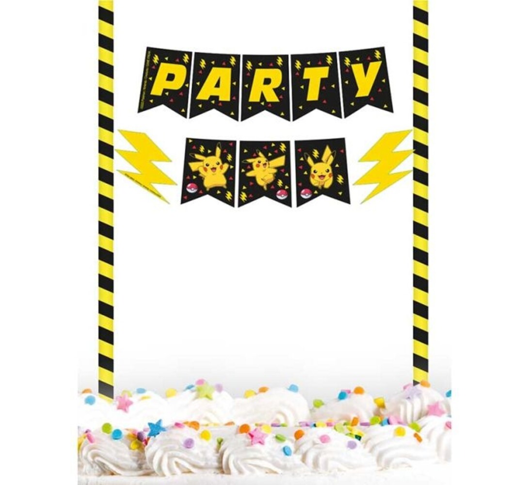 Amscan Décoration de gâteau Pokémon Pikachu | à la pièce