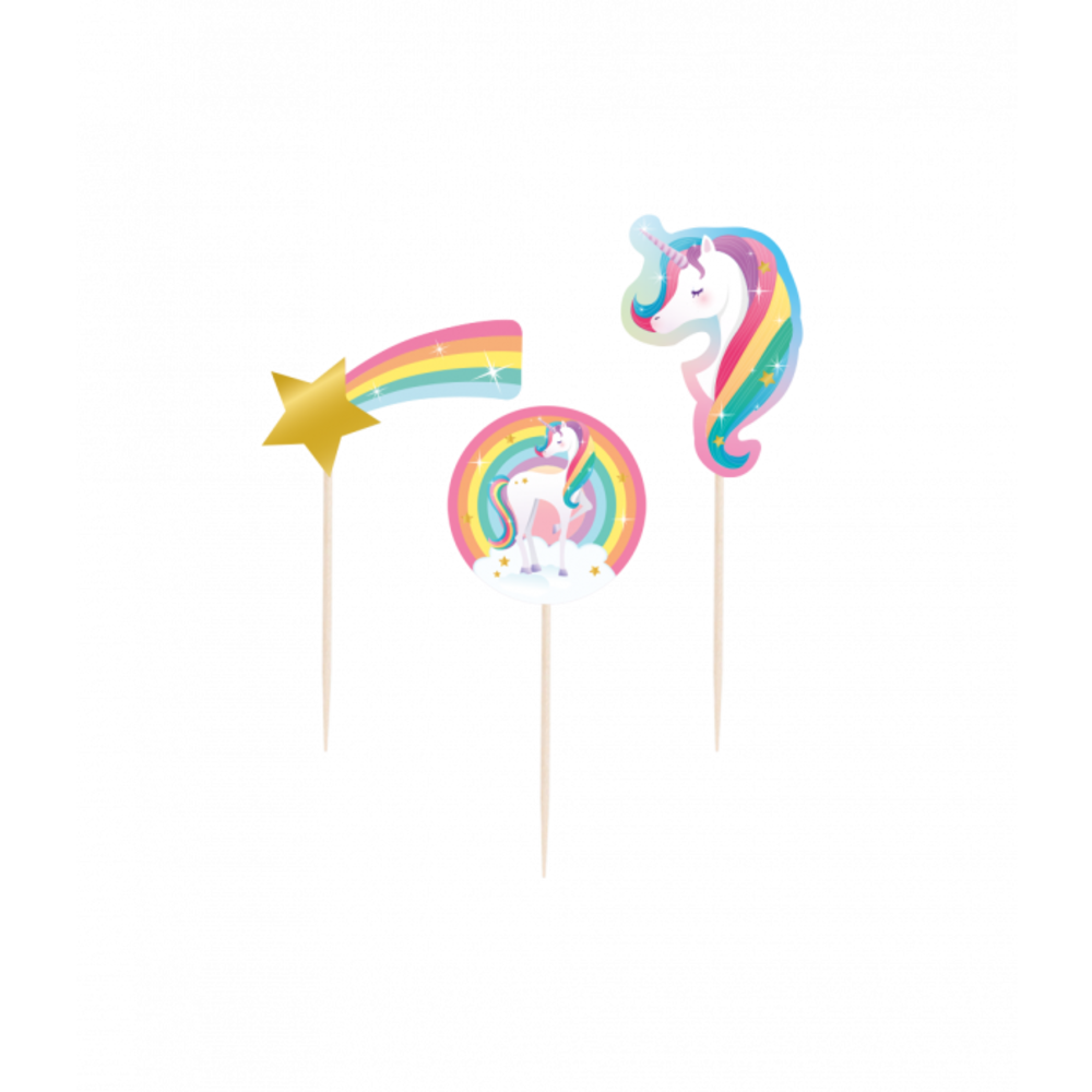Paper Dreams Unicorn Party Picks | 16 pieces