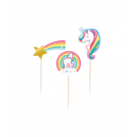 Paper Dreams Unicorn Party Picks | 16 pieces