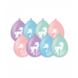 Paper Dreams Ballons de fête licorne 30 cm | 8 pièces