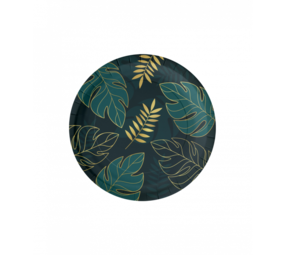 Paper Dreams Assiettes en forme de feuille 23 cm | 8 pièces