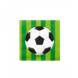 Paper Dreams Fußball-Servietten Welt 33x33cm | 16 Stück