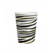 Paper Dreams Zebra Print Cups 250ml | 8 pieces