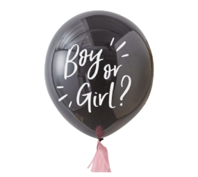 Tuf-Tuf Ballon de révélation du sexe : garçon ou fille ? 91 cm | à l’unité