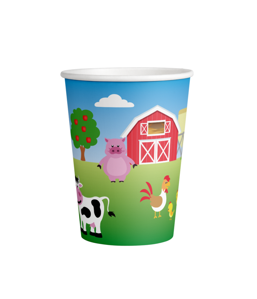 Paper Dreams Farmhouse Cups 250 ml | 8 Stück