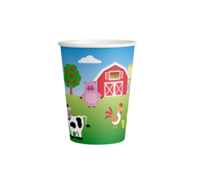 Paper Dreams Tasses de ferme 250 ml | 8 pièces