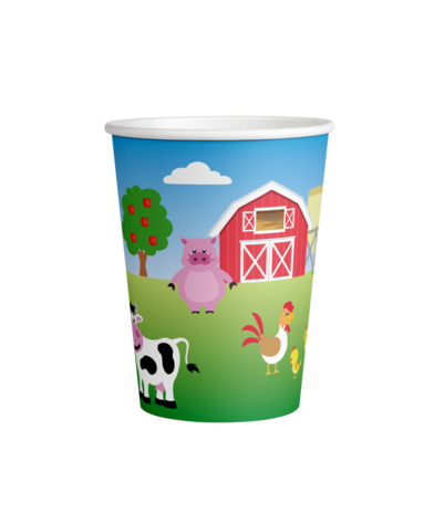 Paper Dreams Boerderij Borden 23cm | 8 stuks Paper Dreams Boerderij Borden 23cm | 8 stuks