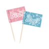 Paper Dreams Décorations pour une fête de révélation du sexe du bébé | 50 pièces Paper Dreams Décorations pour une fête de révélation du sexe du bébé | 50 pièces