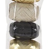 Balloonzone Verpackungsband schwarz/gold | 6er-Set