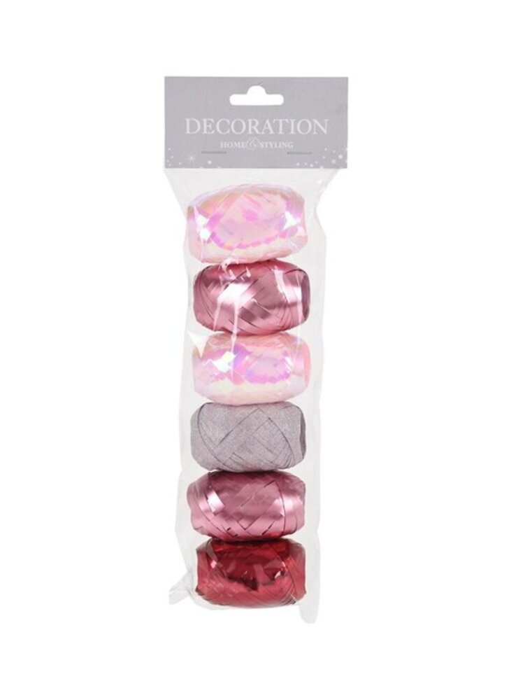 Balloonzone Packaging ribbon pink shades | set of 6
