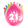 Paper Dreams 21st Birthday Party Balloons 30cm | 8 pieces Paper Dreams 21st Birthday Party Balloons 30cm | 8 pieces