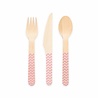 WeFiesta Houten Bestek Roze | 18-delig WeFiesta Houten Bestek Roze | 18-delig